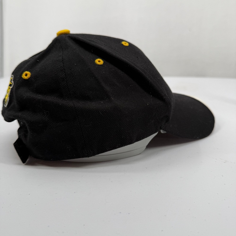 Fan Favorite App State Hat Mens OSFA Black Mountaineers Mascot Adustabe - Picture 2 of 9